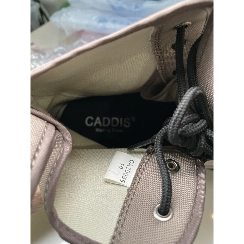 Caddis Explorer Heavy Duty Wading Fishing Boots Men's 10 Rubber Lug Soles NEW